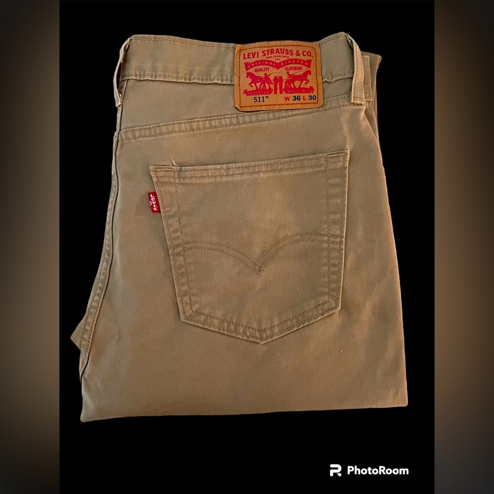 LEVIS 511 JEANS | Mens 36x30 | Khaki